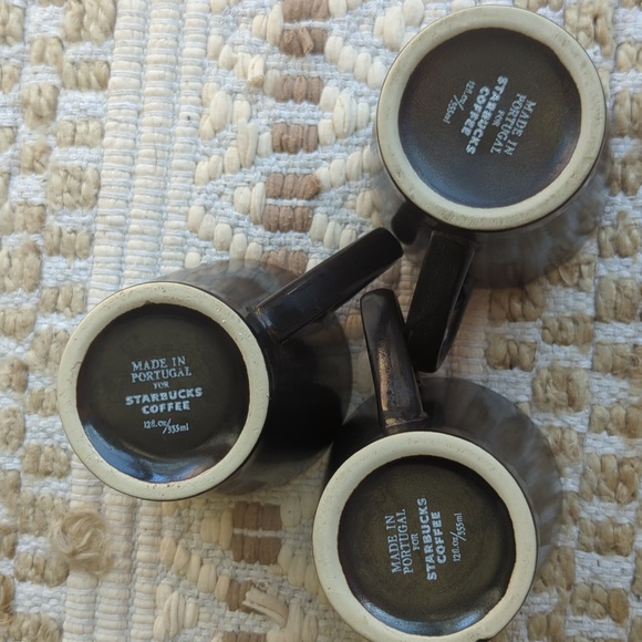 3 Starbucks Made in Portugal Ceramic Mugs - Picture 8 of 8